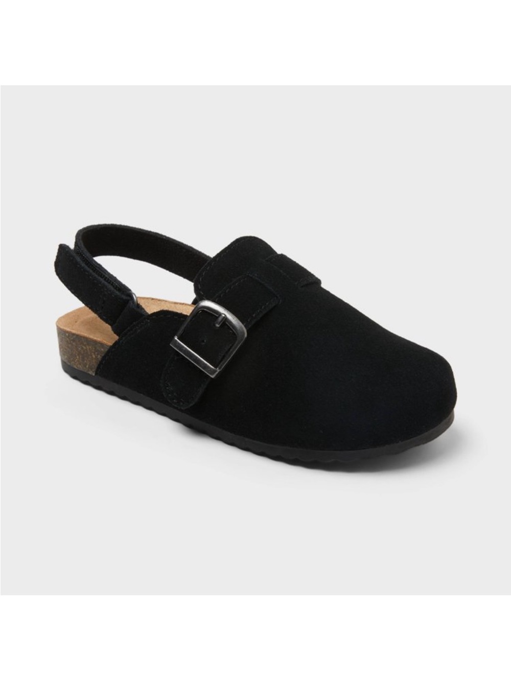 Toddler Girls Black Berlin Clog Shoes